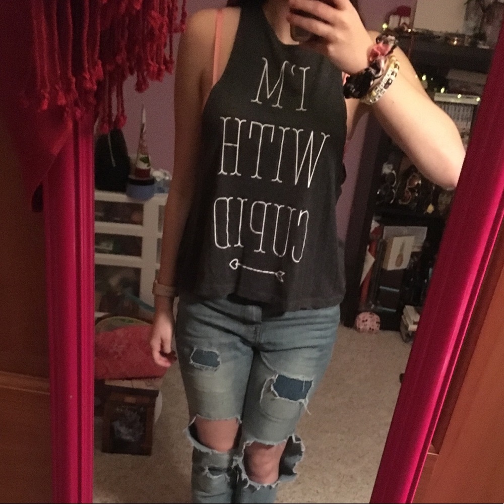 Grey tank top
